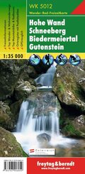 freytag & berndt Wanderkarte WK 5012 Hohe Wand - Schneeberg - Biedermeiertal - Gutenstein 1:35.000