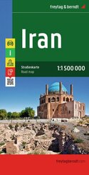 freytag & berndt Stra&szlig;enkarte Iran 1:1,5 Mio.