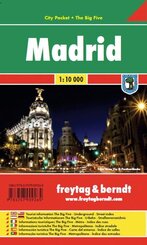 freytag & berndt Innenstadtplan Madrid 1:10.000