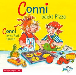 Conni backt Pizza / Conni lernt Rad fahren,1 Audio-CD