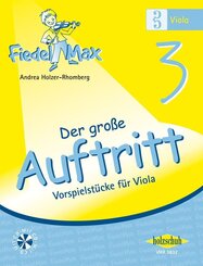 Der gro&szlig;e Auftritt 3 Viola (mit CD).Bd.3