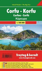 freytag & berndt Stra&szlig;enkarte Korfu 1:100.000