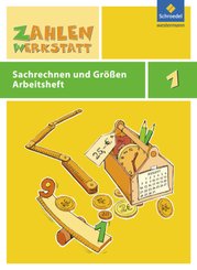 1. Schuljahr, Sachrechnen und Gr&ouml;&szlig;en Arbeitsheft