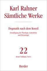 Karl Rahner S&auml;mtliche Werke.Tl.1A