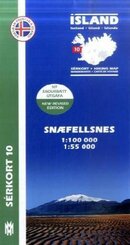 Island - S&eacute;rkort Snaefellsnes