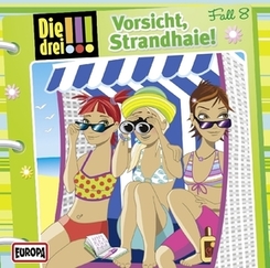 Die drei !!! - Vorsicht, Strandhaie, 1 Audio-CD,1 Audio-CD