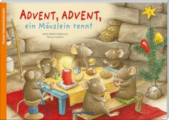 Advent, Advent, ein M&auml;uslein rennt. Ein Poster-Adventskalender zum Vorlesen, m. 1 Beilage