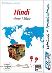 Assimil Hindi ohne M&uuml;he - Lehrbuch + 4 Audio-CDs + 1 mp3-CD