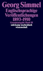 Englischsprachige Ver&ouml;ffentlichungen 1893-1910