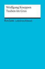 Lekt&uuml;reschl&uuml;ssel Wolfgang Koeppen 'Tauben im Gras'