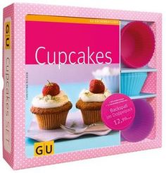 Cupcakes Set, m. 12 Silikonbackf&ouml;rmchen