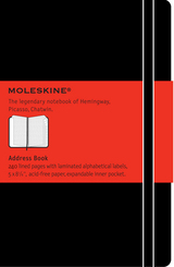 Moleskine Address-Book Large