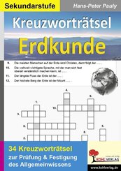 Kreuzwortr&auml;tsel Erdkunde