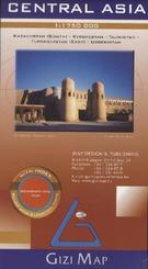 Gizi Map Central Asia Geographical
