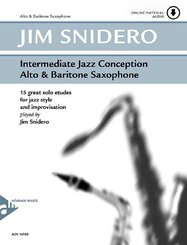 Intermediate Jazz Conception Alto & Baritone Sax, w. Audio-CD