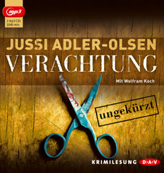 Verachtung. Der vierte Fall f&uuml;r Carl M&oslash;rck, Sonderdezernat Q,2 Audio-CD, 2 MP3