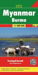 freytag & berndt Stra&szlig;enkarte Myanmar - Burma 1:1 Mio.