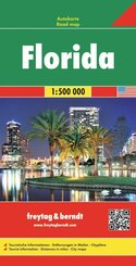 freytag & berndt Stra&szlig;enkarte Florida 1:500.000