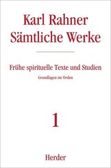 Karl Rahner S&auml;mtliche Werke