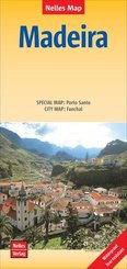 Nelles Map Landkarte Madeira - Porto Santo, rei&szlig;- und wasserfest 1:60.000