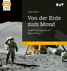 Von der Erde zum Mond,1 Audio-CD, 1 MP3