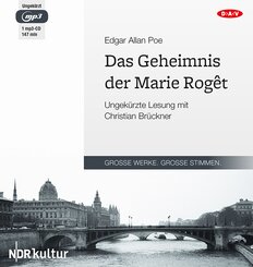 Das Geheimnis der Marie Roget,1 Audio-CD, 1 MP3