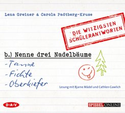 &raquo;Nenne drei Nadelb&auml;ume: Tanne, Fichte, Oberkiefer&laquo;. Die witzigsten Sch&uuml;lerantworten,1 Audio-CD