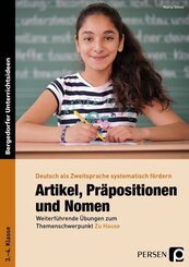 Artikel, Pr&auml;positionen und Nomen - Zu Hause, 3./4. Klasse