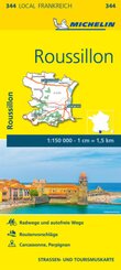 Michelin Karte Roussillon. Aude, Pyr&eacute;n&eacute;es-Orientales