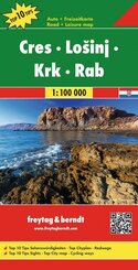freytag & berndt Stra&szlig;enkarte Cres - Losinj - Krk - Rab 1:100.000