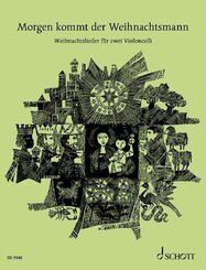 Morgen kommt der Weihnachtsmann, f&uuml;r 1-2 Violoncelli, Gitarre ad lib., Spielpartitur