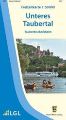 Topographische Freizeitkarte Baden-W&uuml;rttemberg Unteres Taubertal