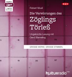 Die Verwirrungen des Z&ouml;glings T&ouml;rle&szlig;,1 Audio-CD, 1 MP3