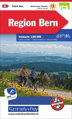 K&uuml;mmerly+Frey Velokarte 9 Region Bern 1:60.000