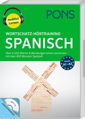 PONS Wortschatz-H&ouml;rtraining Spanisch, 1 MP3-CD