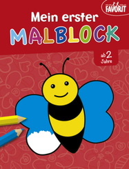 Mein erster Malblock - rot