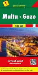 freytag & berndt Stra&szlig;enkarte Malta - Gozo 1:30.000