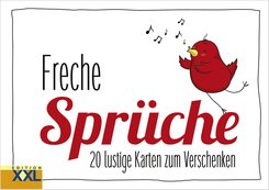 Freche Spr&uuml;che - Geschenkkartenbuch