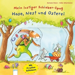 Mein lustiger Schieber-Spa&szlig;. Hase, Nest und Osterei