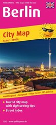 Publicpress Stadtplan Berlin, City Map 1:18.000 1:18.000
