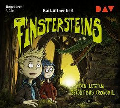 Die Finstersteins - Den Letzten bei&szlig;t das Krokodil!,3 Audio-CDs