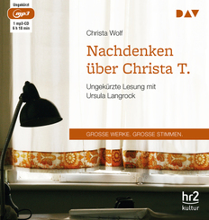 Nachdenken &uuml;ber Christa T.,1 Audio-CD, 1 MP3