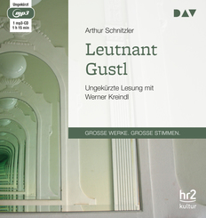 Leutnant Gustl,1 Audio-CD, 1 MP3