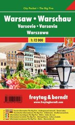 freytag & berndt Innenstadtplan Warschau 1:12.000