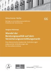 Wandel der Beratungsqualit&auml;t auf dem Versicherungsvermittlungsmarkt