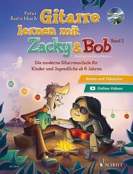Gitarre lernen mit Zacky und Bob, m. Audio-CD.Bd.2