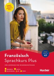 Hueber Sprachkurs Plus Franz&ouml;sisch, m. 1 Buch, m. 1 Audio