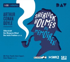 Sherlock Holmes 3 - Die Memoiren,5 Audio-CDs