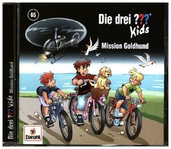 Die drei ??? Kids - Mission Goldhund,1 Audio-CD
