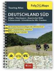 FolyMaps Touringatlas Deutschland S&uuml;d 1:250.000